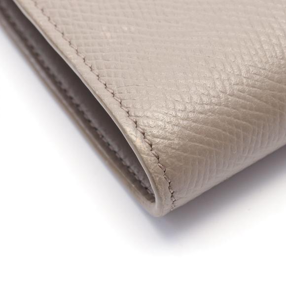 CELINE Medium Strap Wallet Bifold Leather Beige - Picture 9 of 9